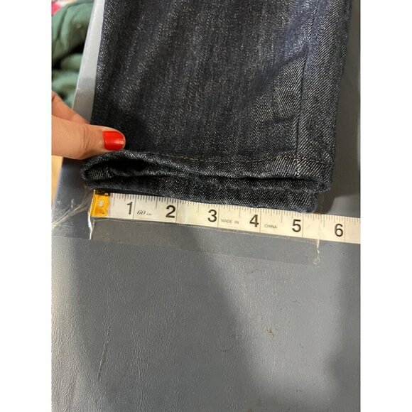 Lands End Womens Denim Jeans Size 16 Petite Wlastic Waist pull on stretch - Picture 13 of 15